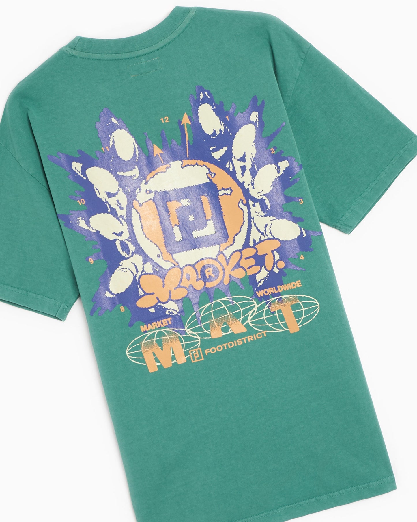 Camiseta x MARKET FOOTDISTRICT x MARKET Worldwide Unisex T-Shirt Unisex