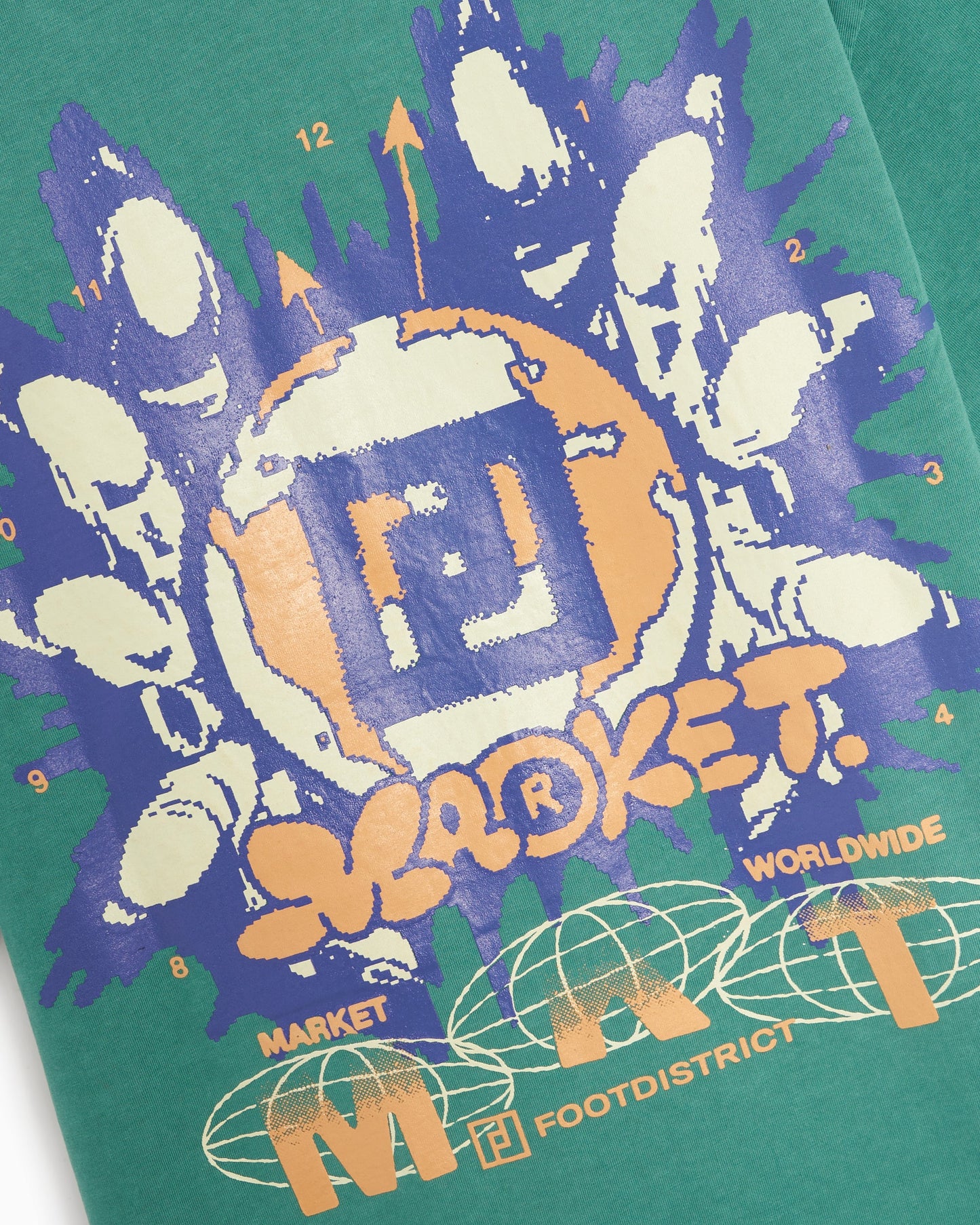 Camiseta x MARKET FOOTDISTRICT x MARKET Worldwide Unisex T-Shirt Unisex