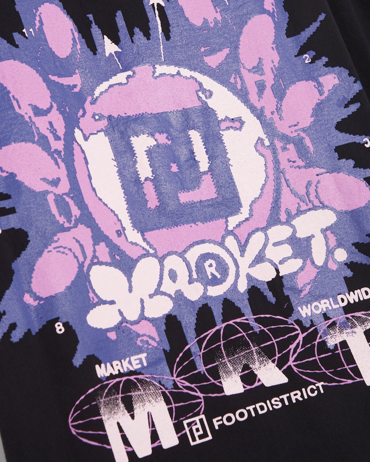 Camiseta x MARKET FOOTDISTRICT x MARKET Worldwide Unisex T-Shirt Unisex