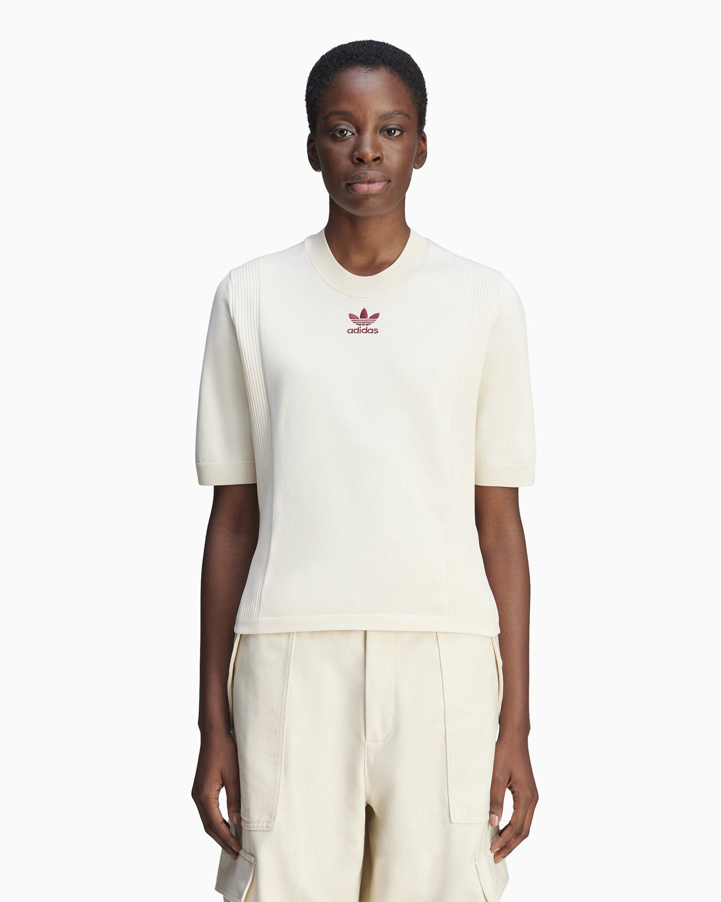 Camiseta x Wales Bonner adidas Originals x Wales Bonner Women's Knit T-Shirt para mujer