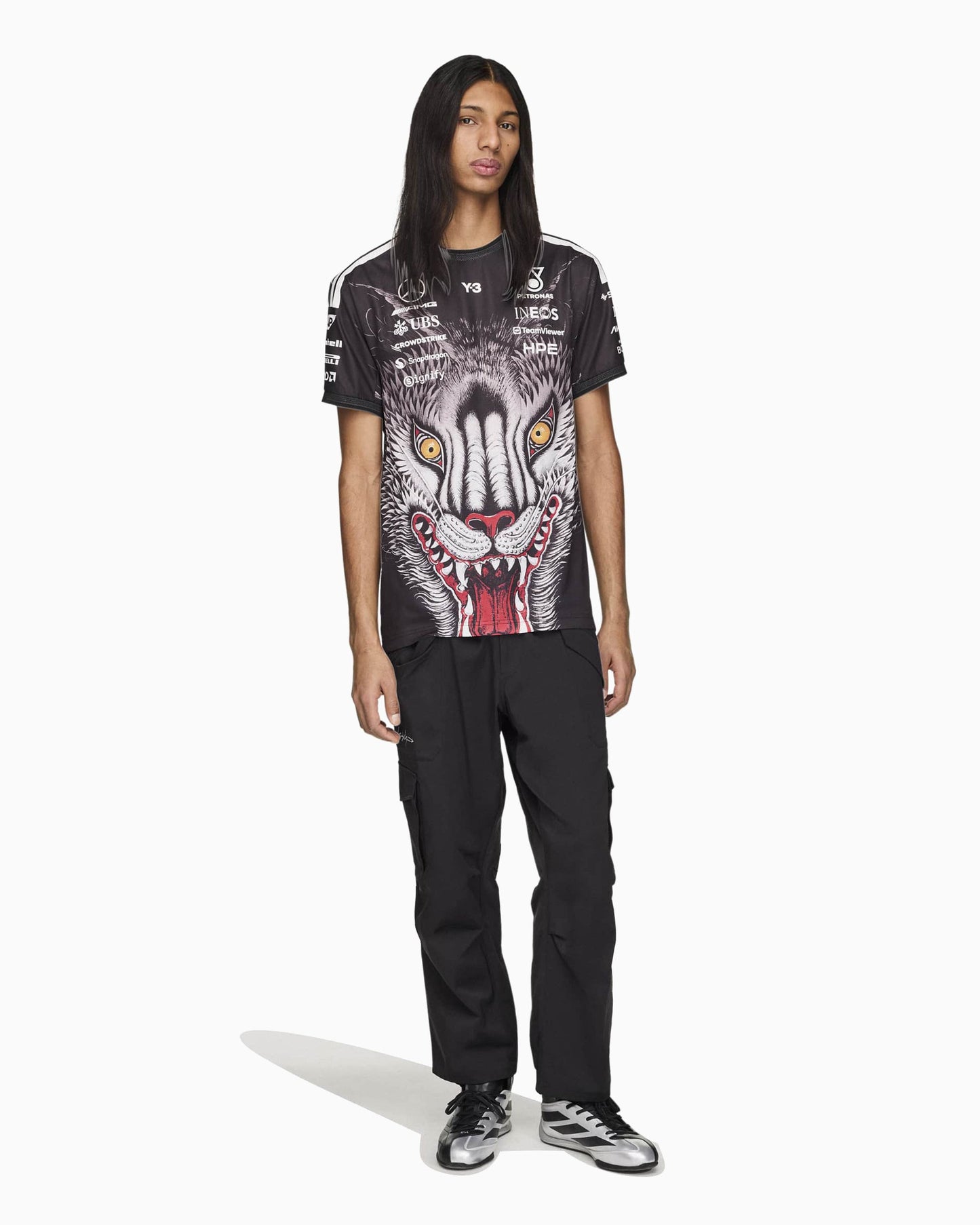 Camiseta con gráfico Y-3 x Mercedes AMG Petronas Team F1 "Driver" Unisex