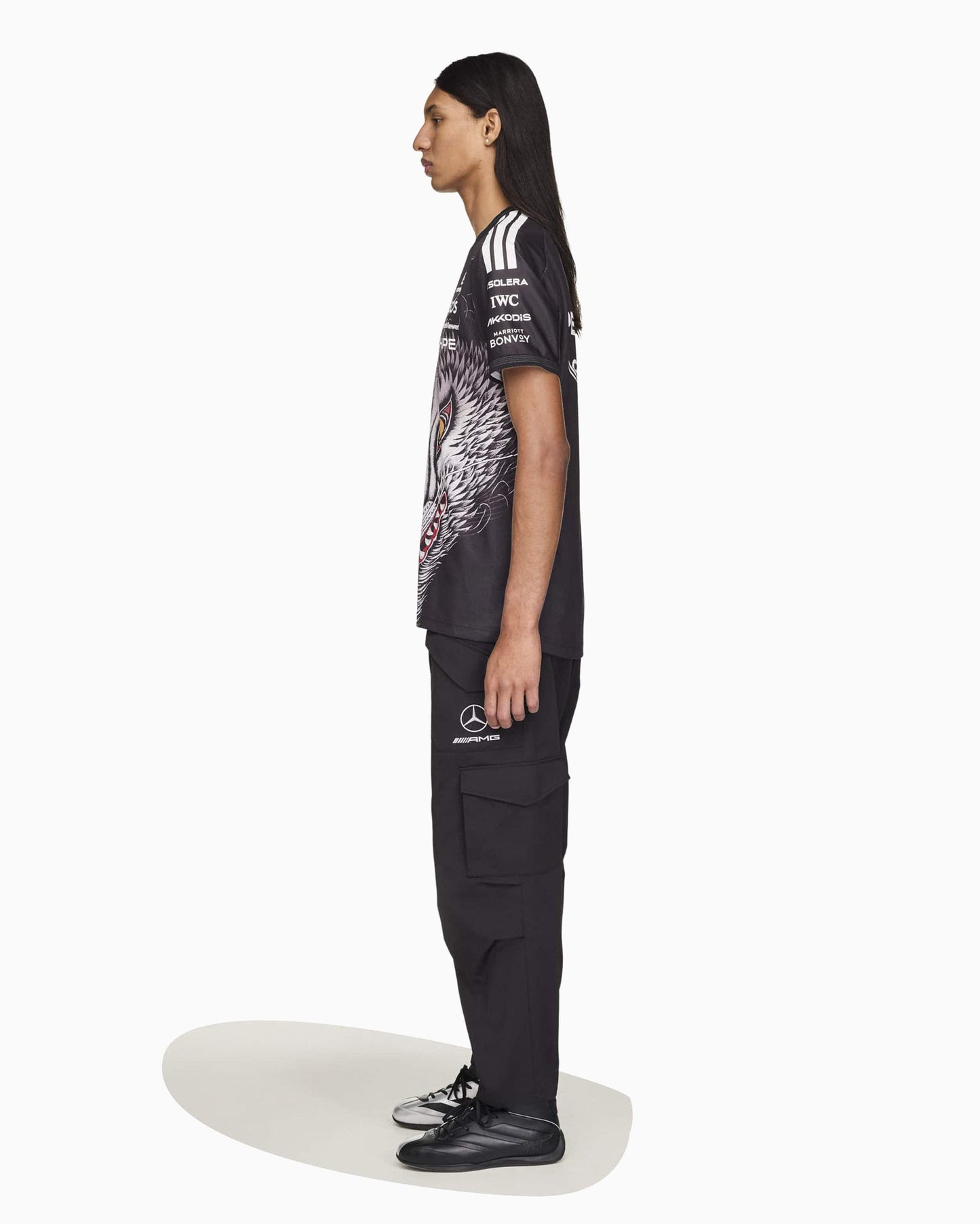 Camiseta con gráfico Y-3 x Mercedes AMG Petronas Team F1 "Driver" Unisex