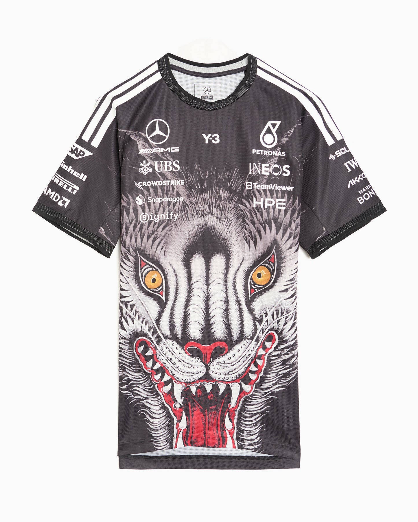Camiseta con gráfico Y-3 x Mercedes AMG Petronas Team F1 "Driver" Unisex