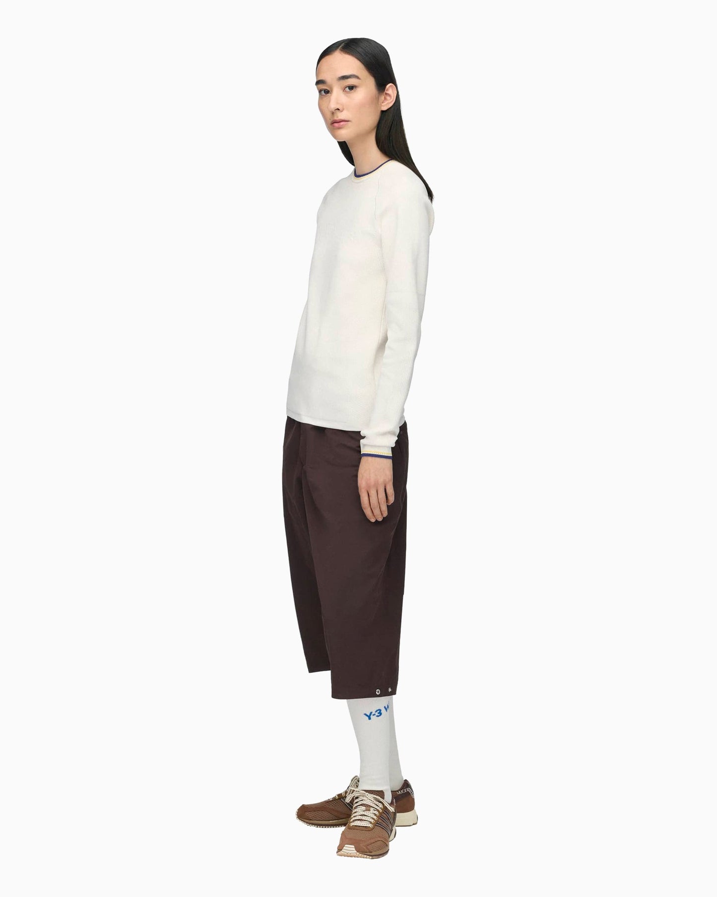 Camiseta Slim de manga larga Y-3 x Wales Bonner para hombre