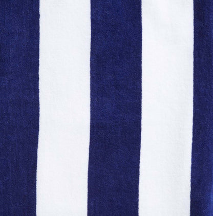 Cotton Velour Cabana Stripe Beach Towel - Novia Collection