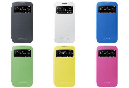 Samsung S4 Flip Case S View Window Case Book Case Flip Cover| Color| GREEN