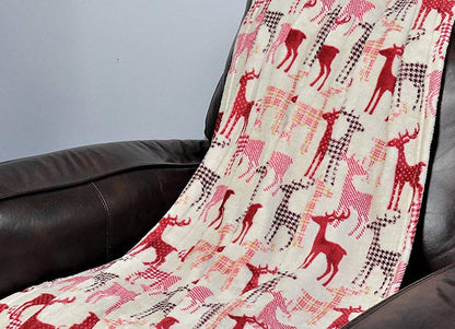 Christmas Blanket Cozy Festive Holiday Throw Blanket 50" x 60"