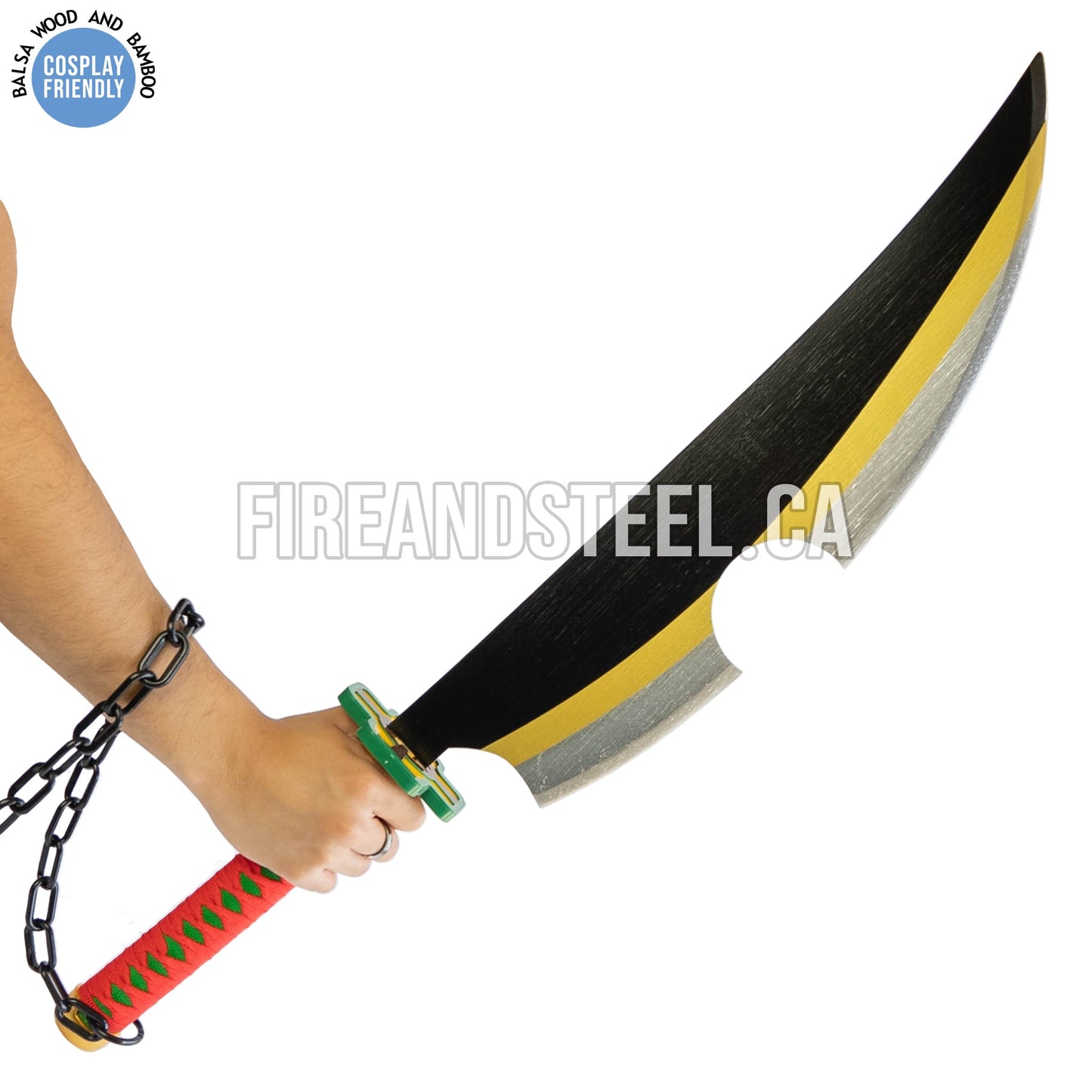 Tengen Uzui's Dual Nichirin Sword Pair (Wood)
