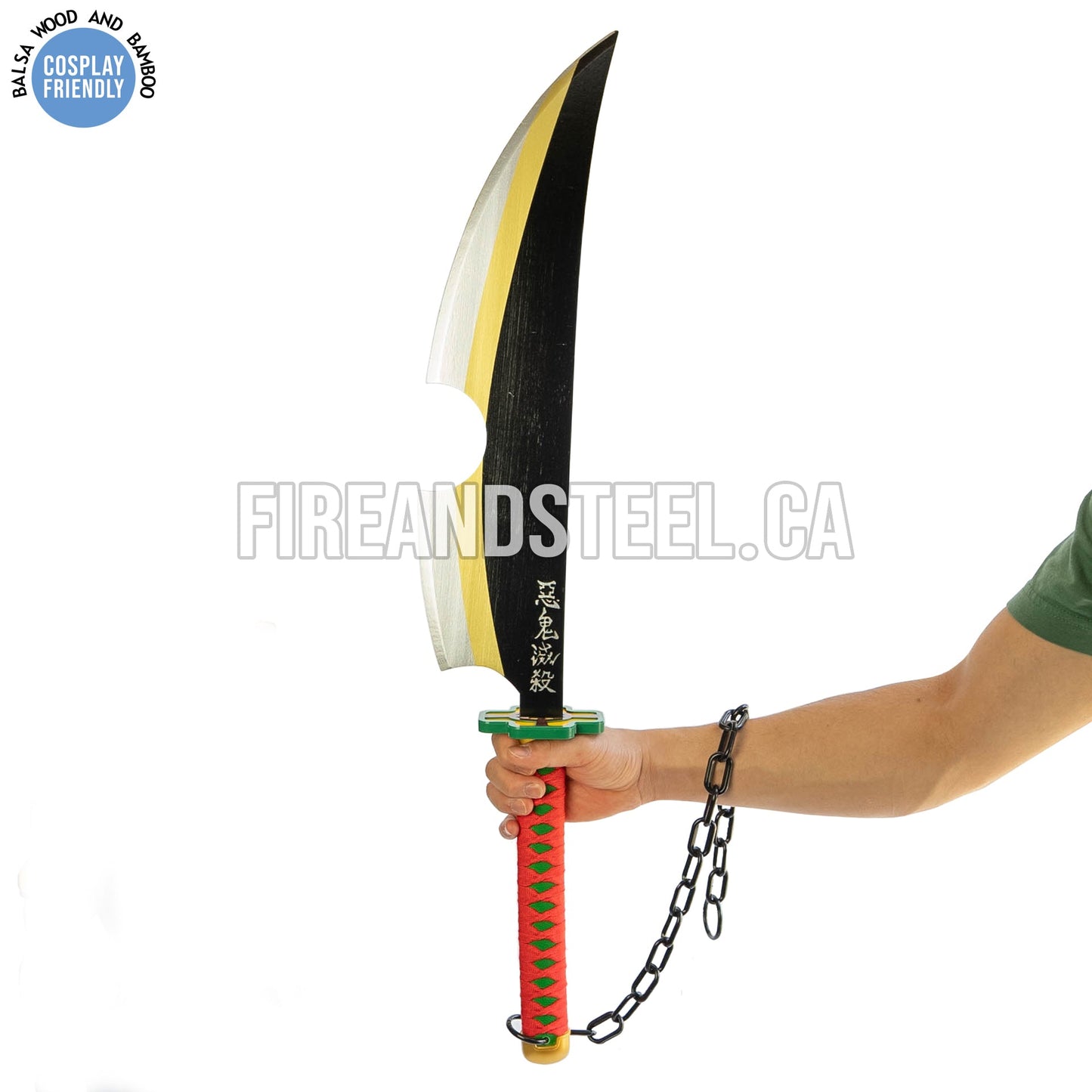 Tengen Uzui's Dual Nichirin Sword Pair (Wood)