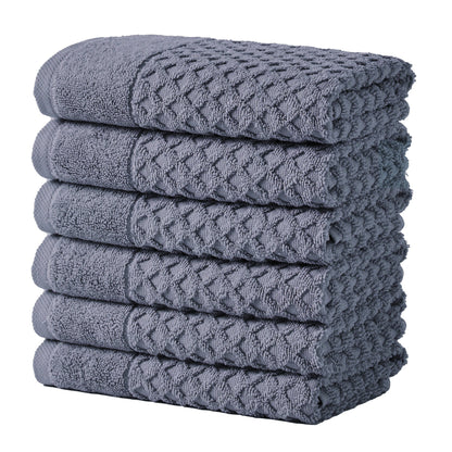 Cotton Diamond Waffle Weave Bath Towel Set - Grayson Collection