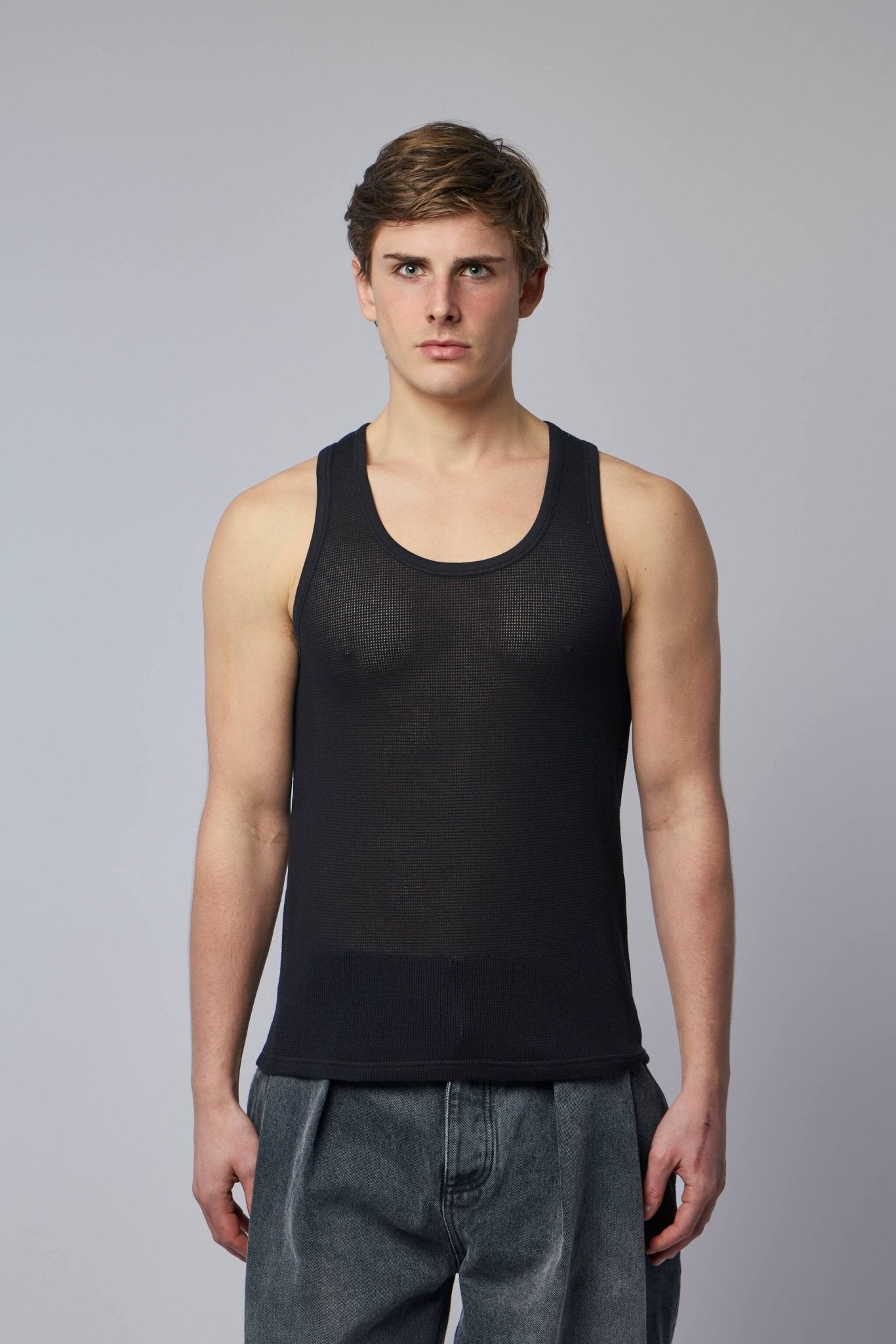 Cotton Mesh Tank
