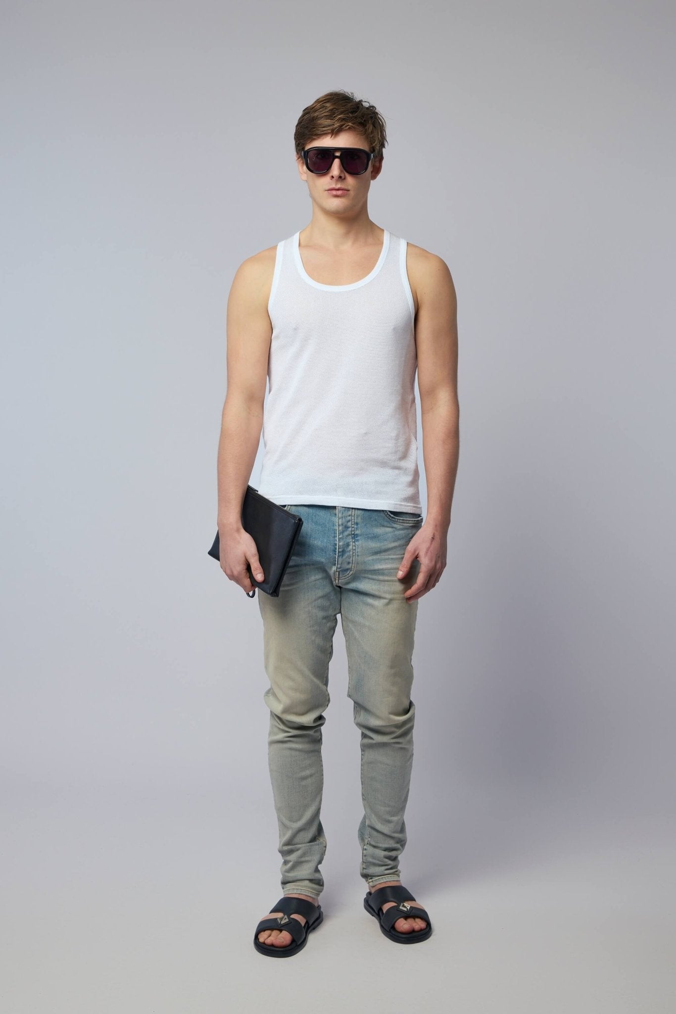 Cotton Mesh Vest
