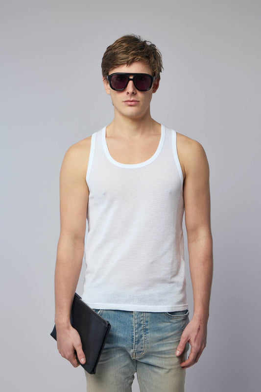 Cotton Mesh Vest