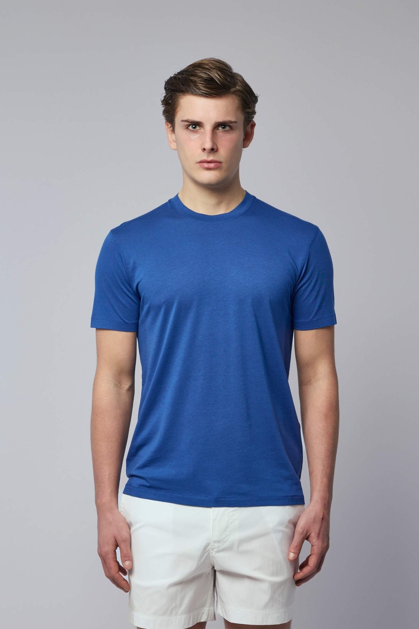 Lyocell Cotton Crew Neck T-shirt