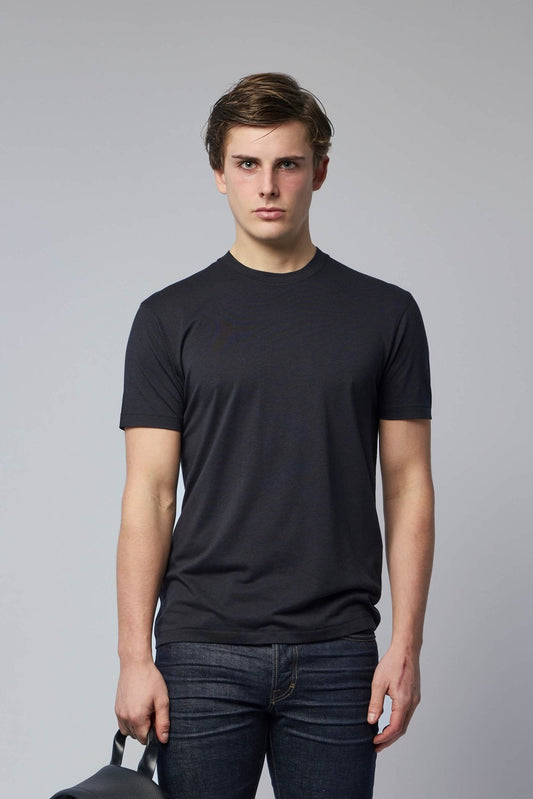 Lyocell Cotton Crew Neck T-shirt