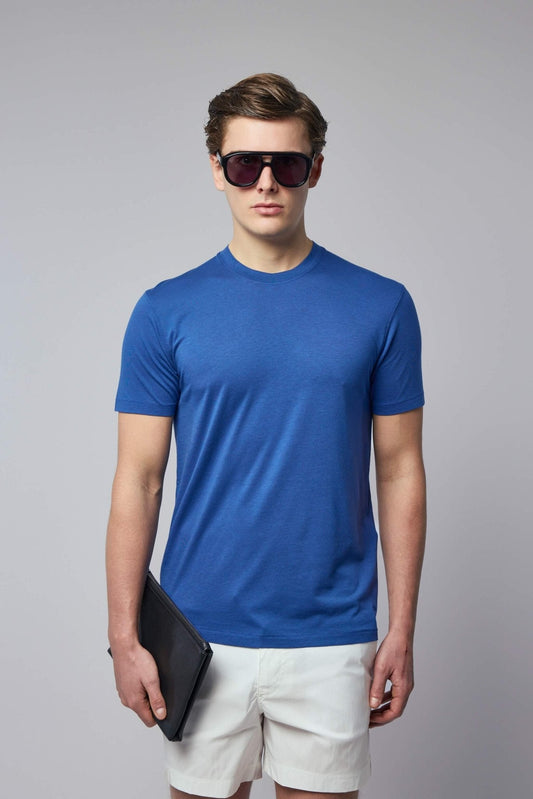 Lyocell Cotton Crew Neck T-shirt