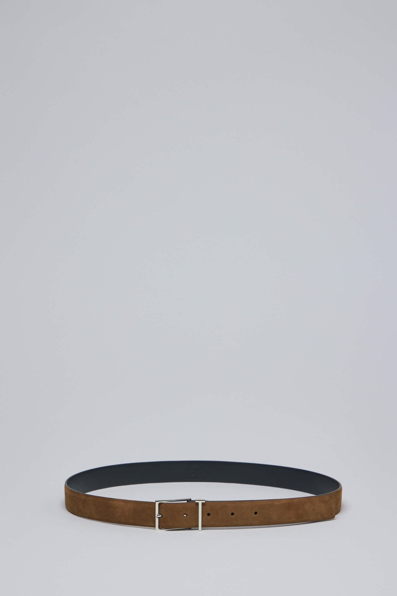 Natural Nubuck T Loop Belt