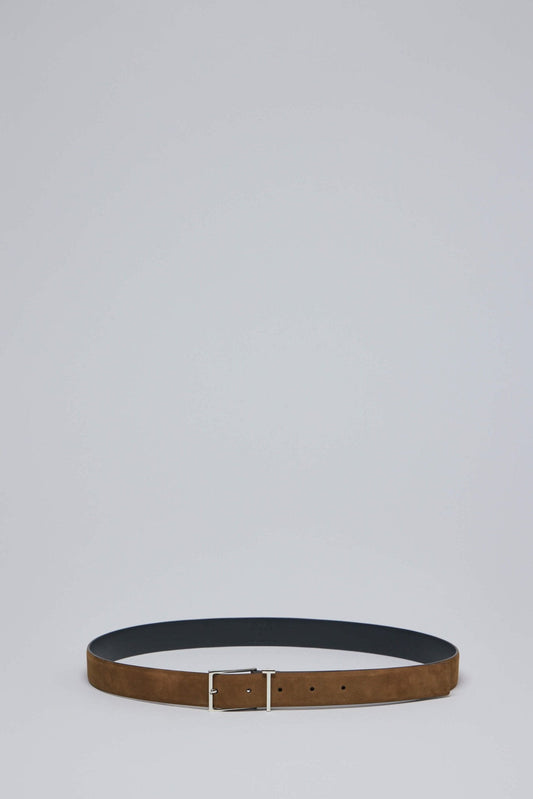 Natural Nubuck T Loop Belt