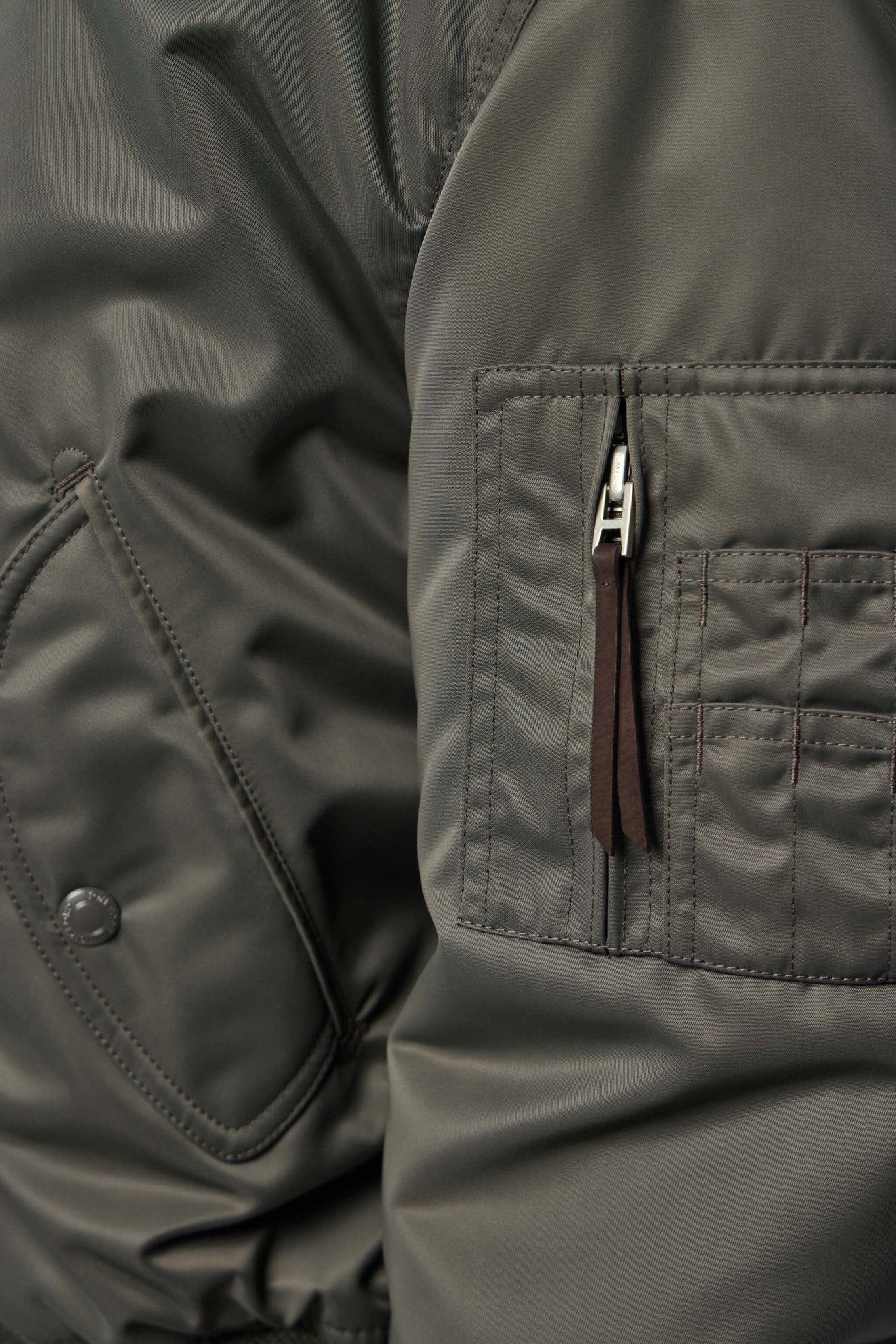 Satin Nylon Flight Bomber