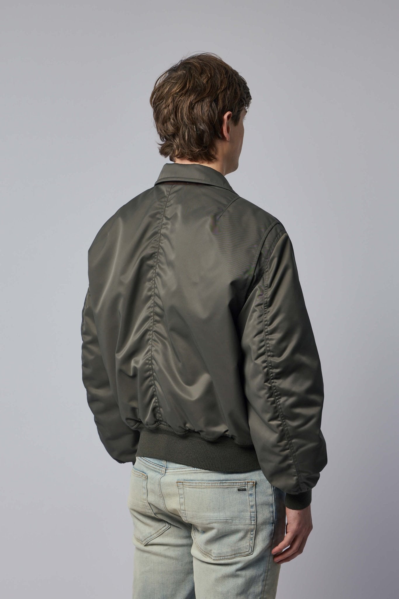 Satin Nylon Flight Bomber