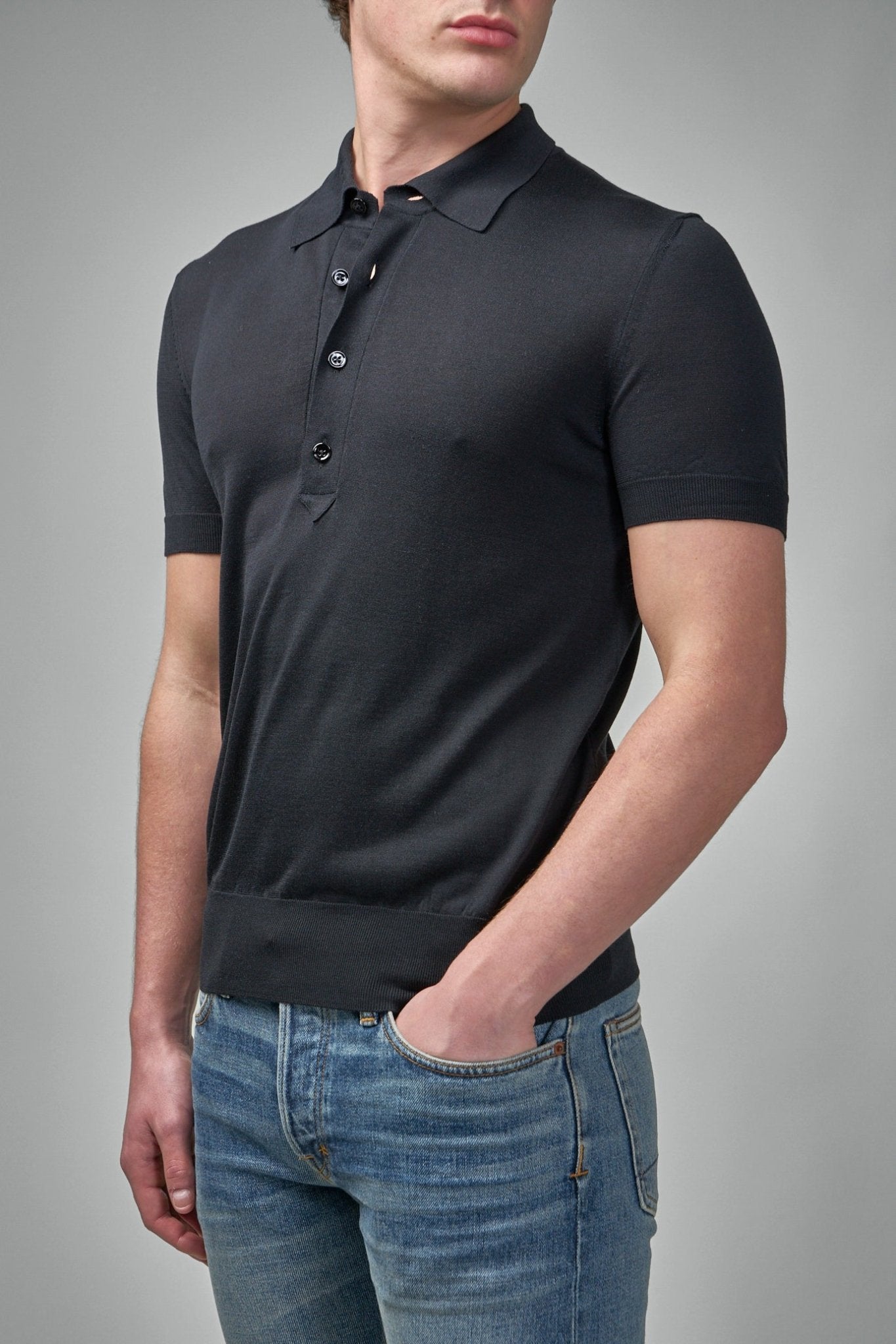 Silk Viscose Polo