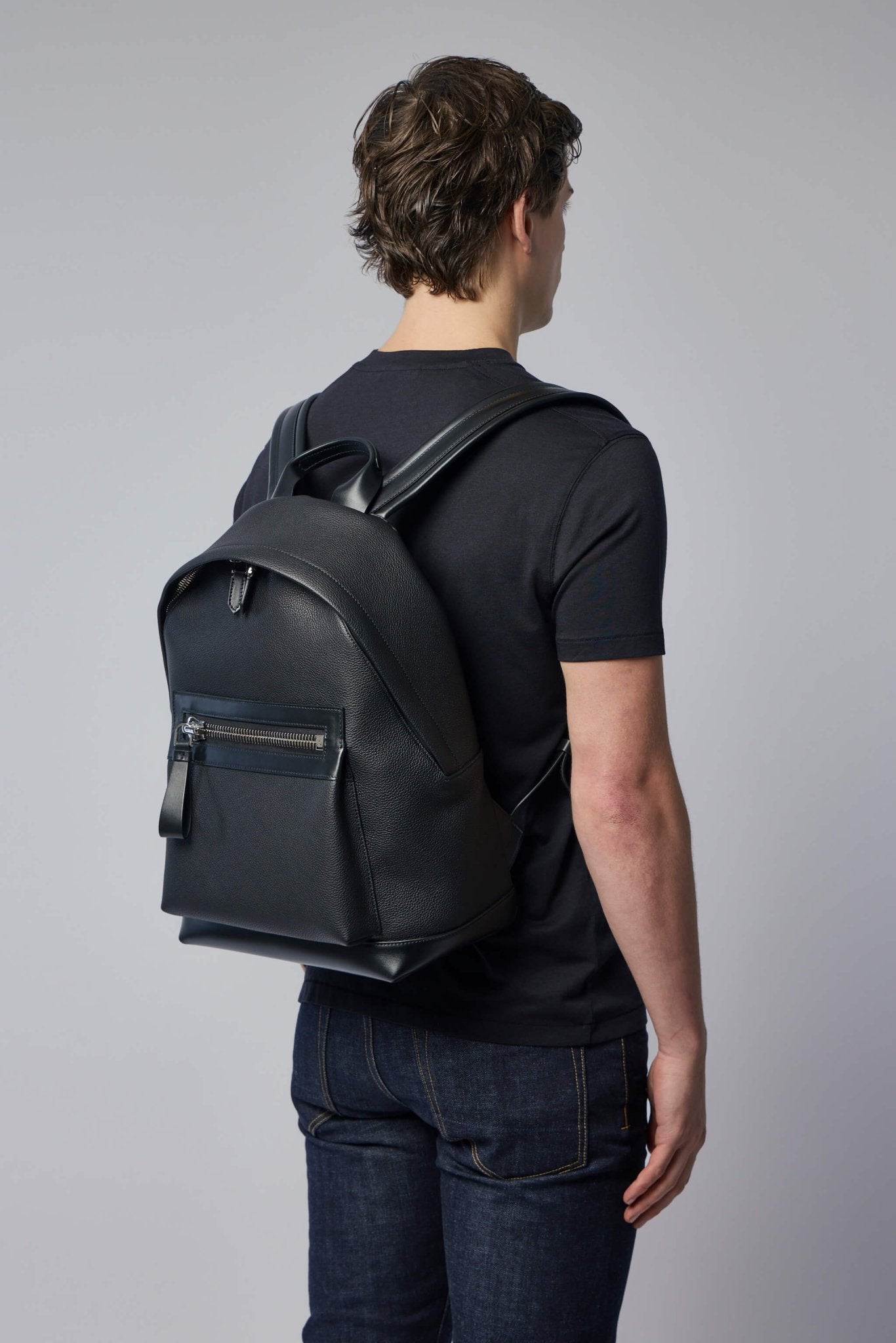 Grain Leather Buckley Backpack