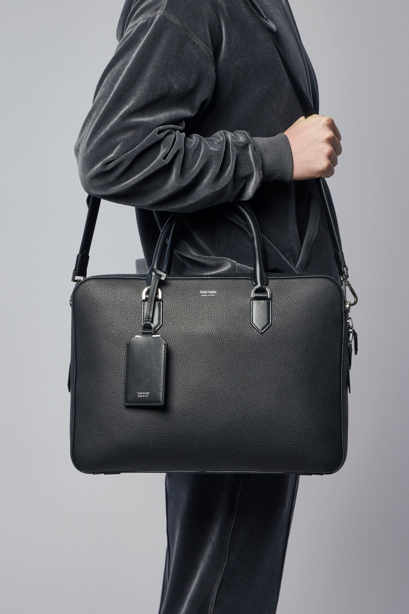 Grain Leather Elliot Briefcase