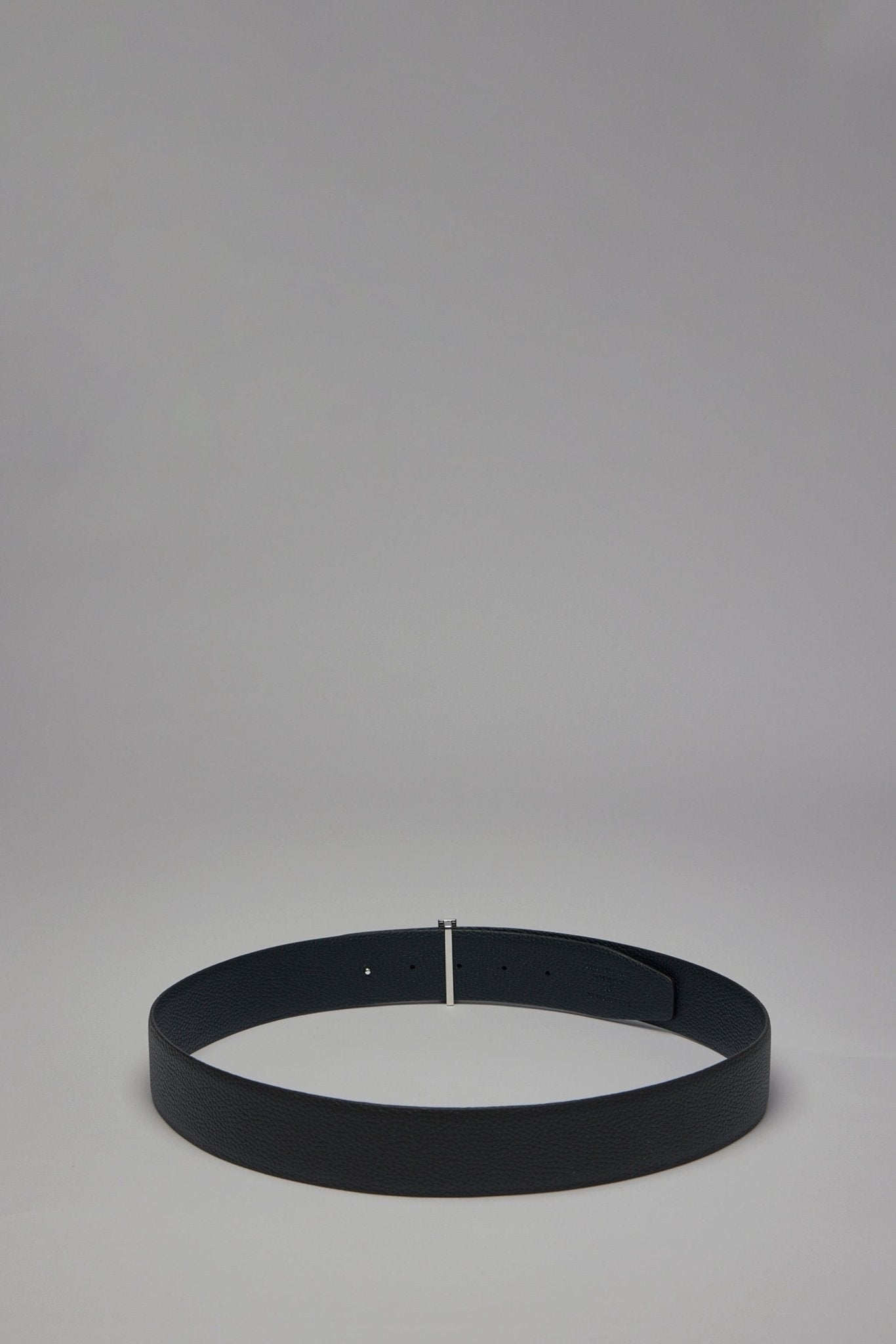 Grain Leather T Icon Belt