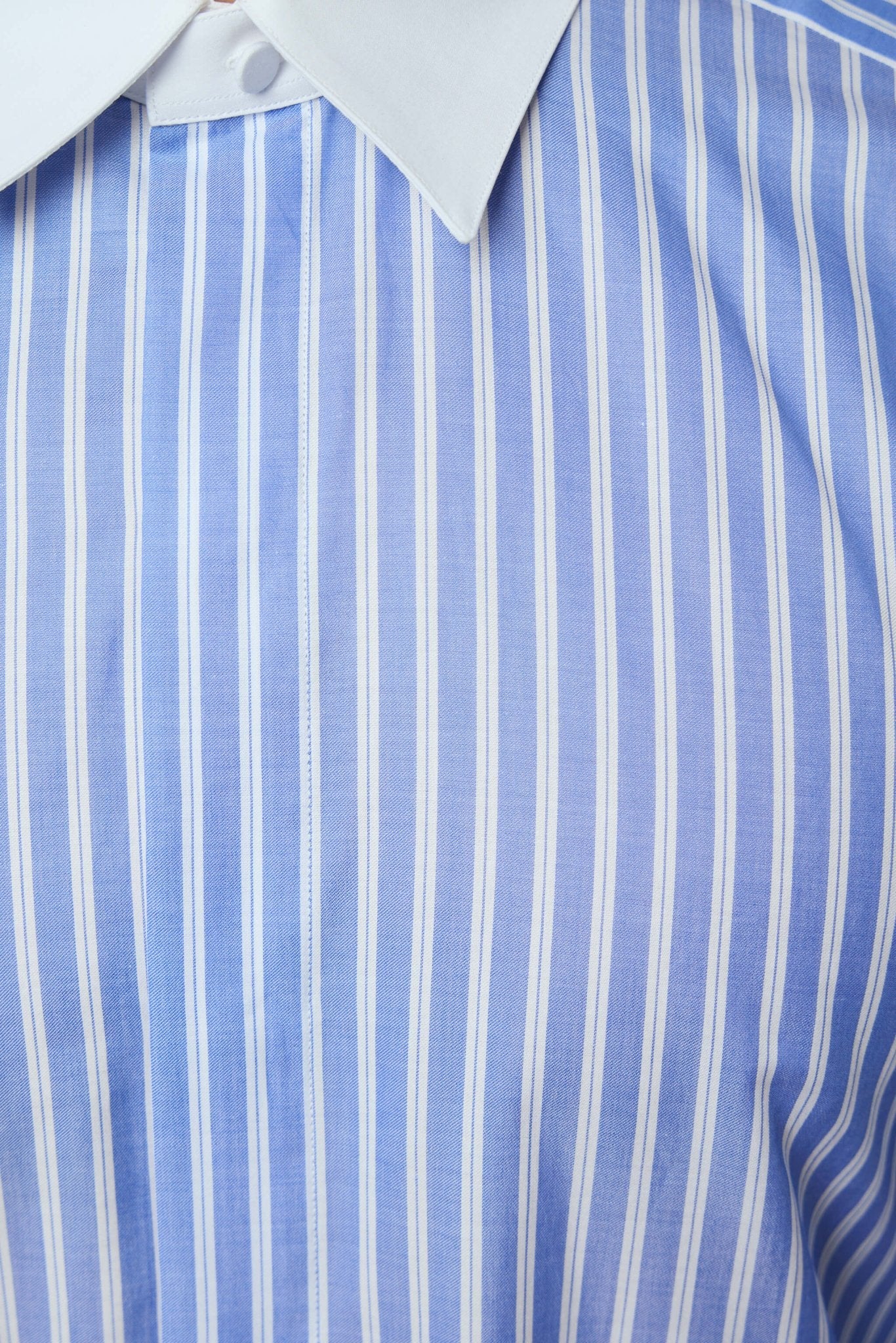Wide Stripe Contrast Classic Fit Shirt