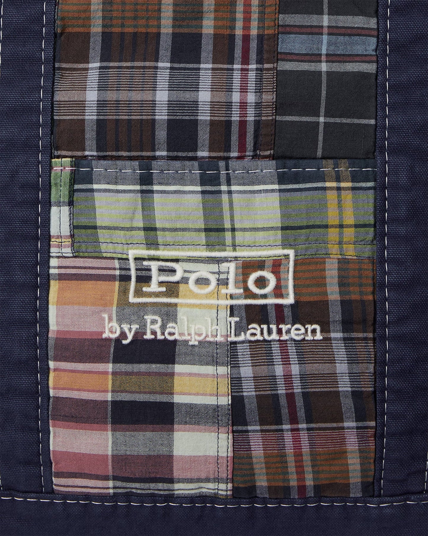 Tote Bag Polo Ralph Lauren Madras Patchwork Unisex