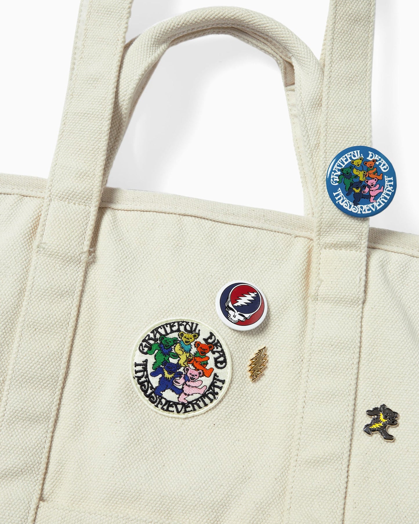 Tote Bag thisisneverthat® thisisneverthat® x Grateful Dead Unisex Washed Tote Bag Unisex