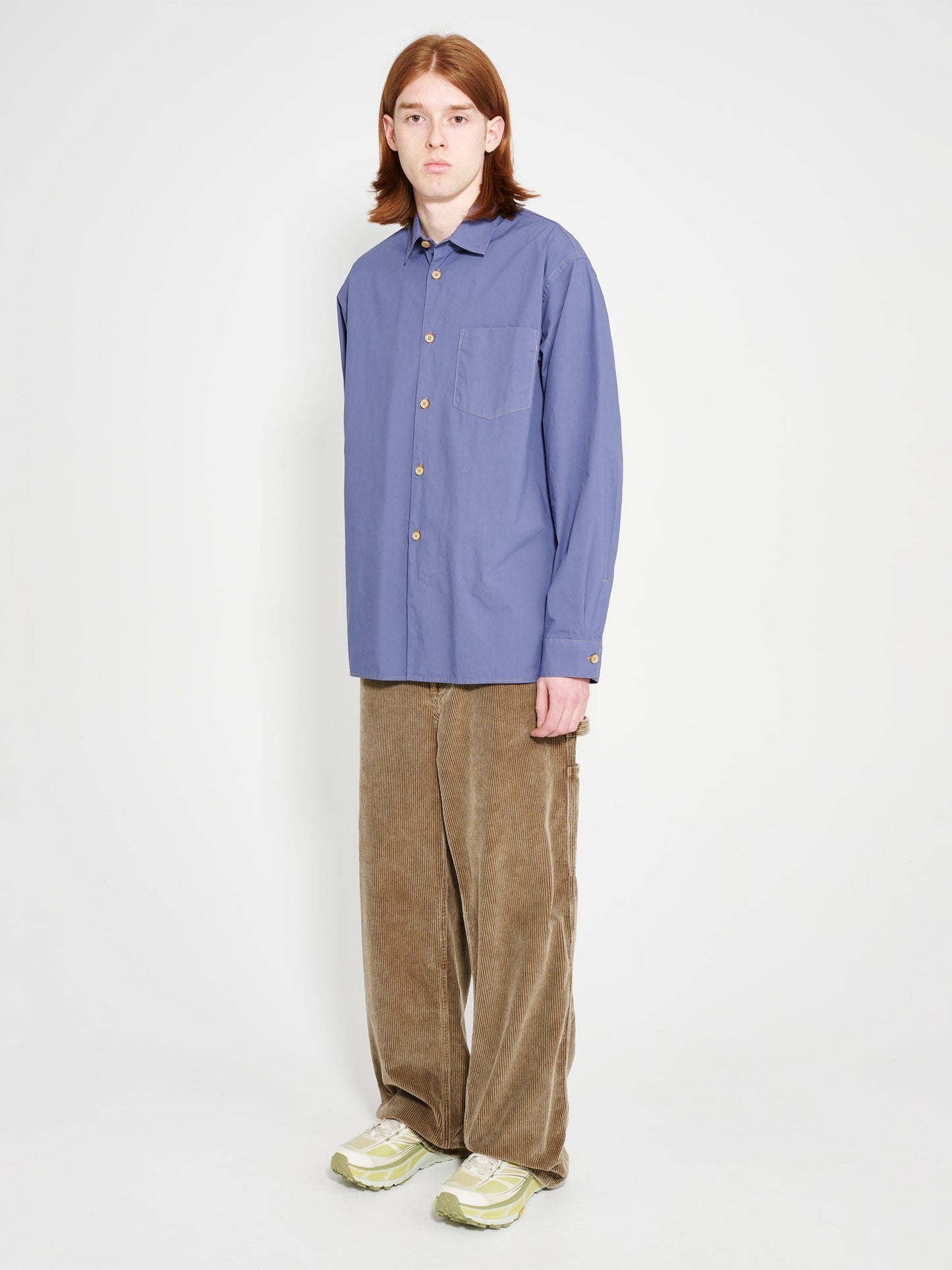 TRÈS BIEN everywear Universal Shirt Cotton Blue