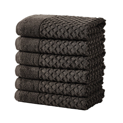 Cotton Diamond Waffle Weave Bath Towel Set - Grayson Collection