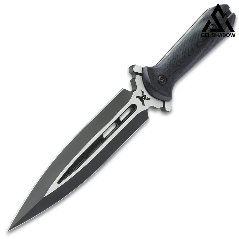 United Cutlery 11 5/8 M48 Talon Dagger Black Fixed Blade Knife + Sheath 3336-GS81