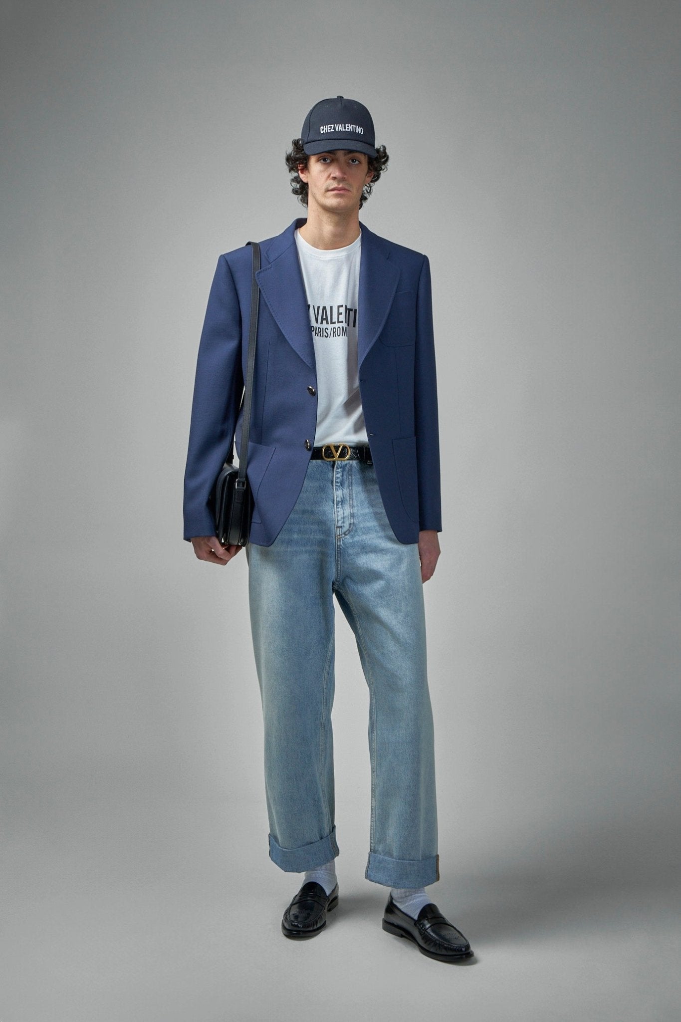 T-shirt with Contrasting Brand Print