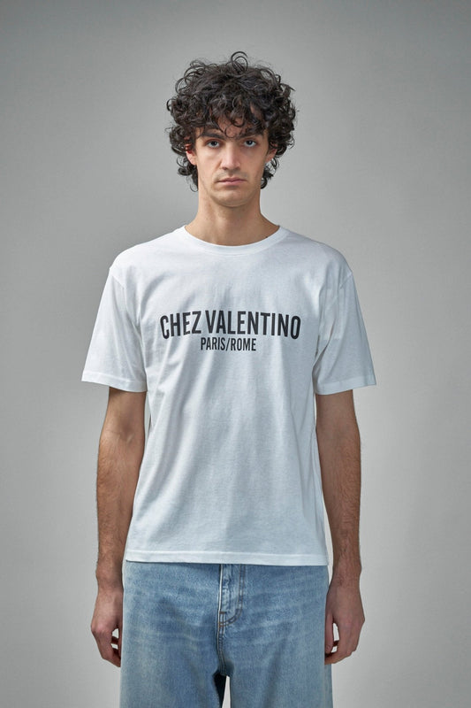 T-shirt with Contrasting Brand Print