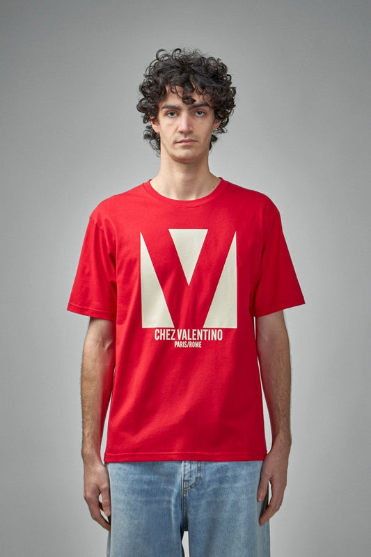 Chez Valentino Print T-shirt