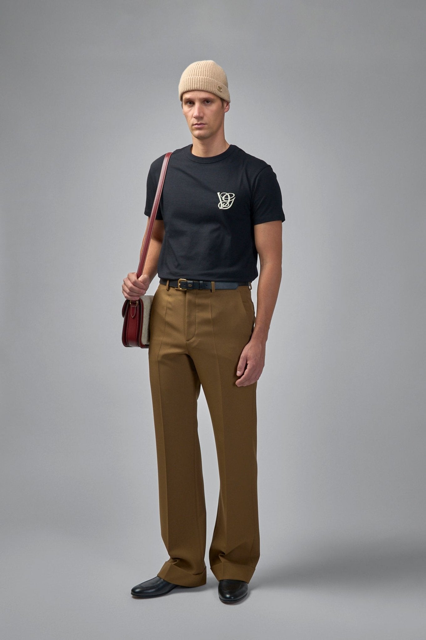 Cotton T-Shirt With VG Patch