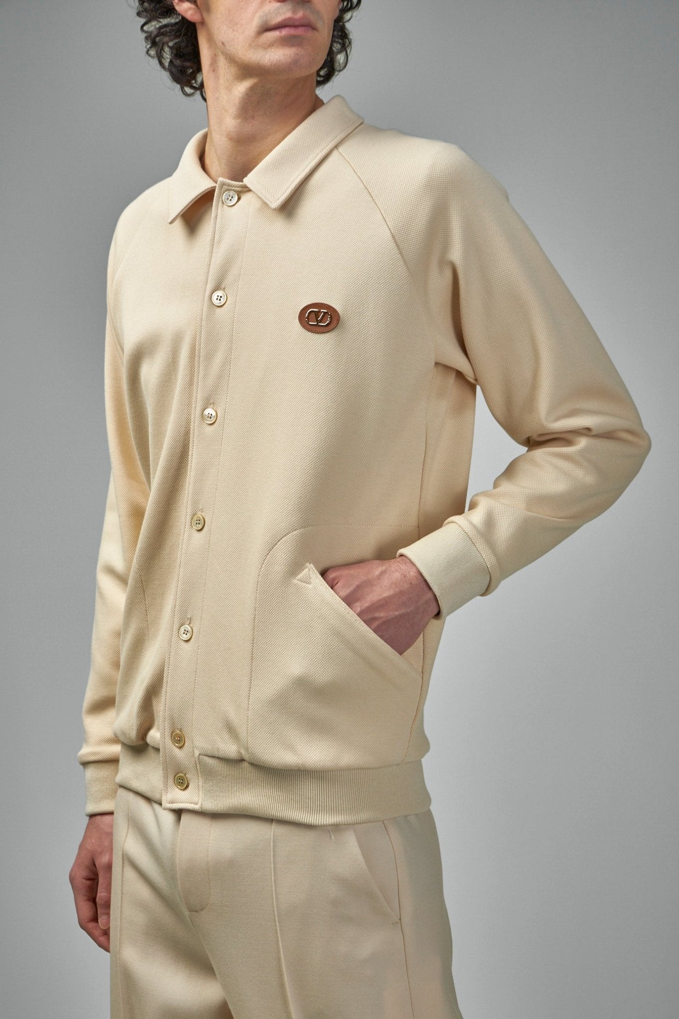 Jersey Felpa Vlogo Signature Cotton Sweatshirt
