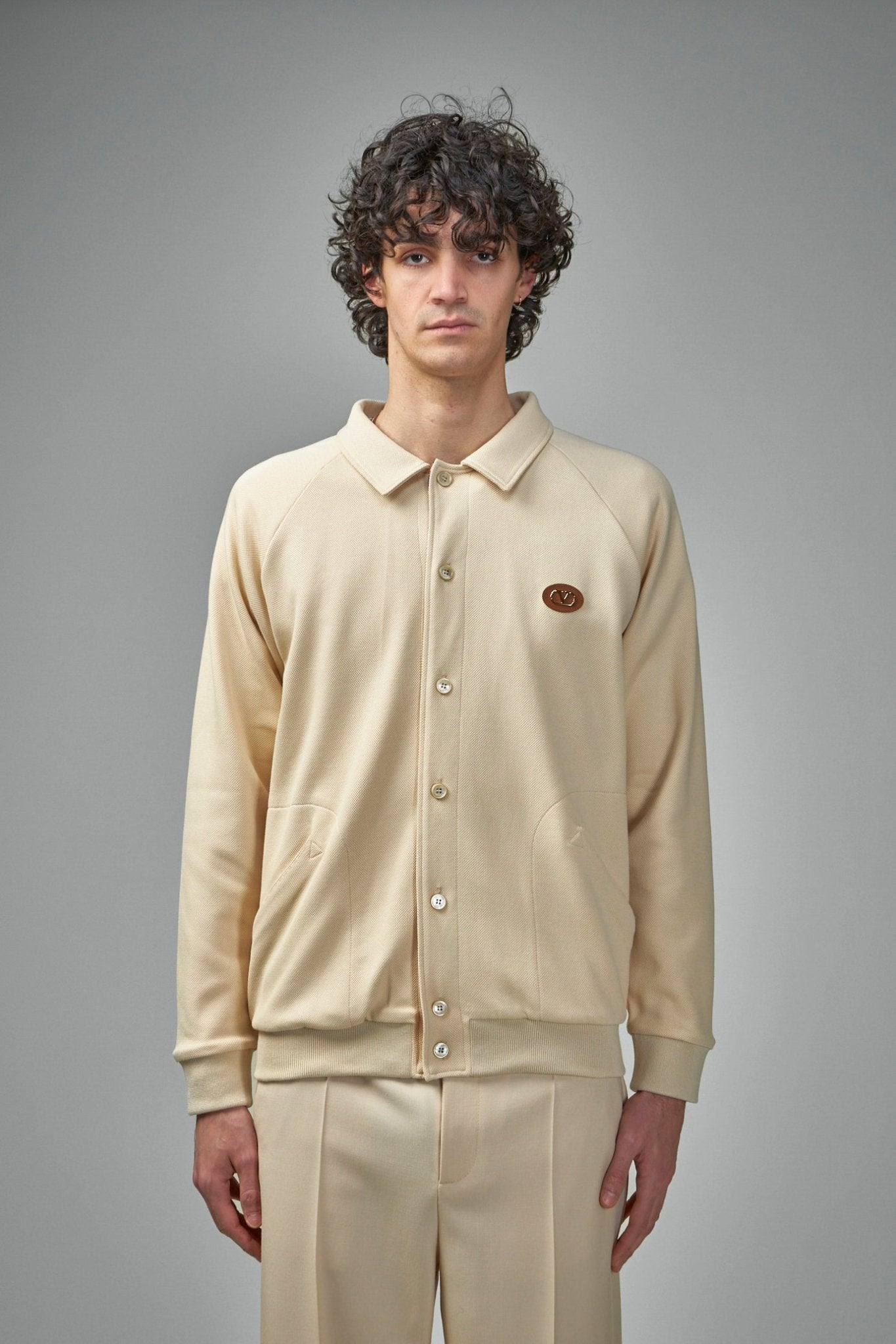Jersey Felpa Vlogo Signature Cotton Sweatshirt