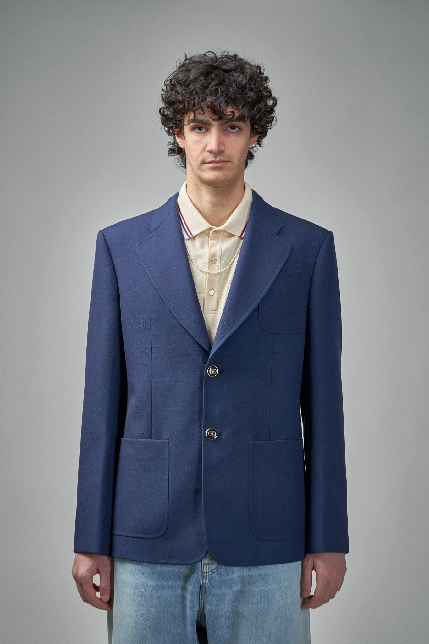Single Breasted Straight Hem Jacket