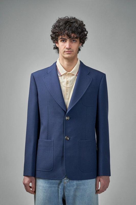 Single Breasted Straight Hem Jacket