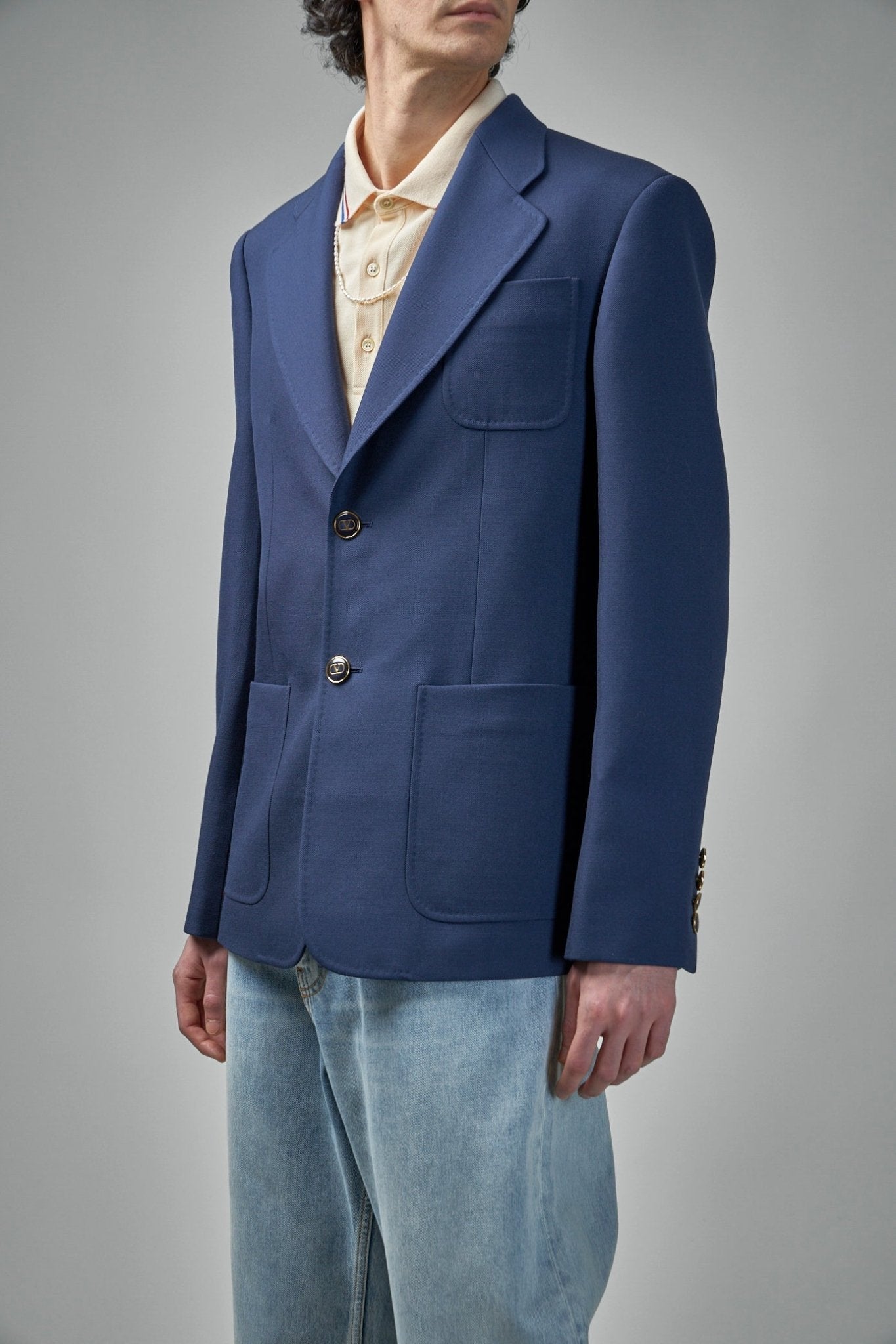 Single Breasted Straight Hem Jacket