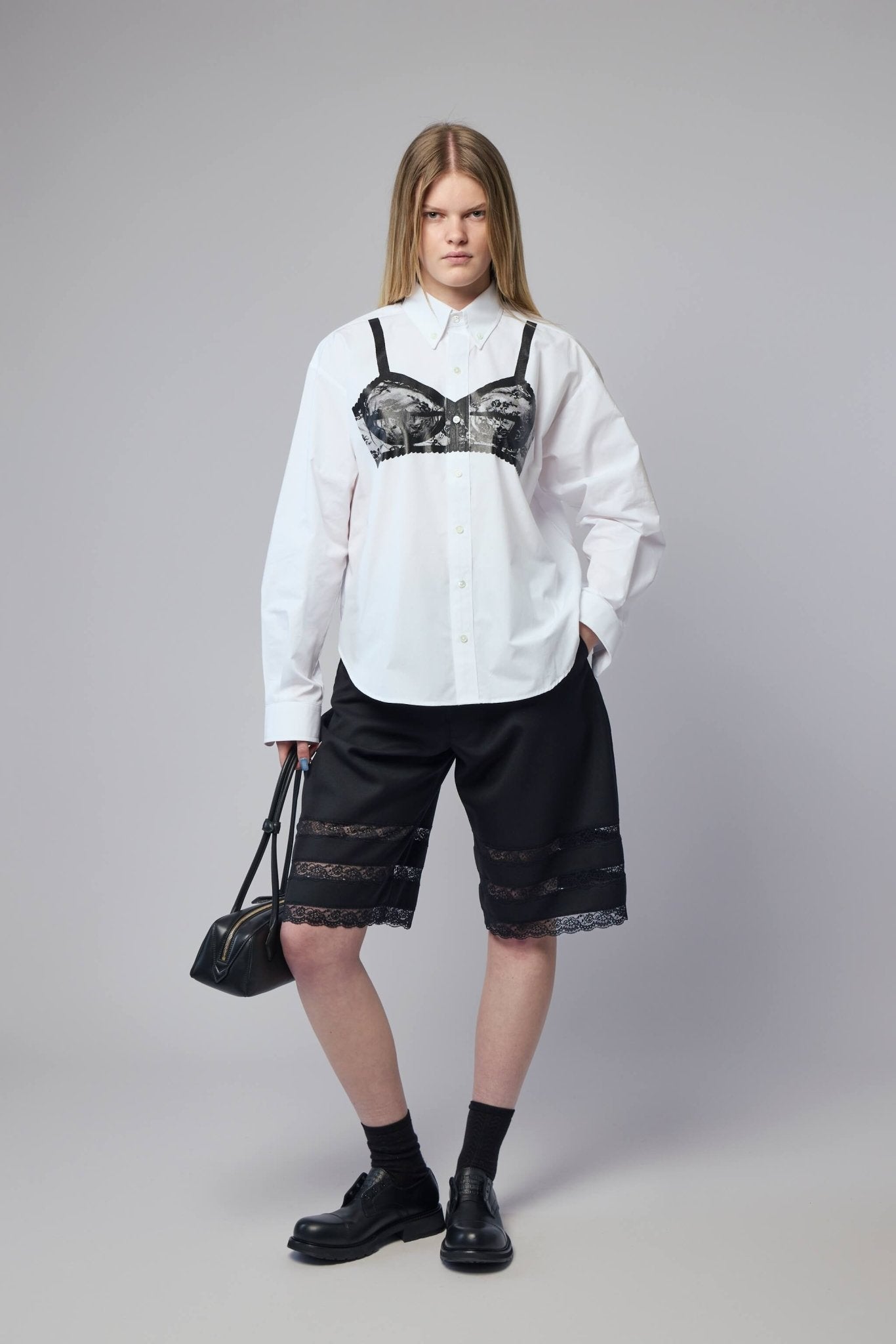 Trompe L'oeil Button Down Shirt Woven