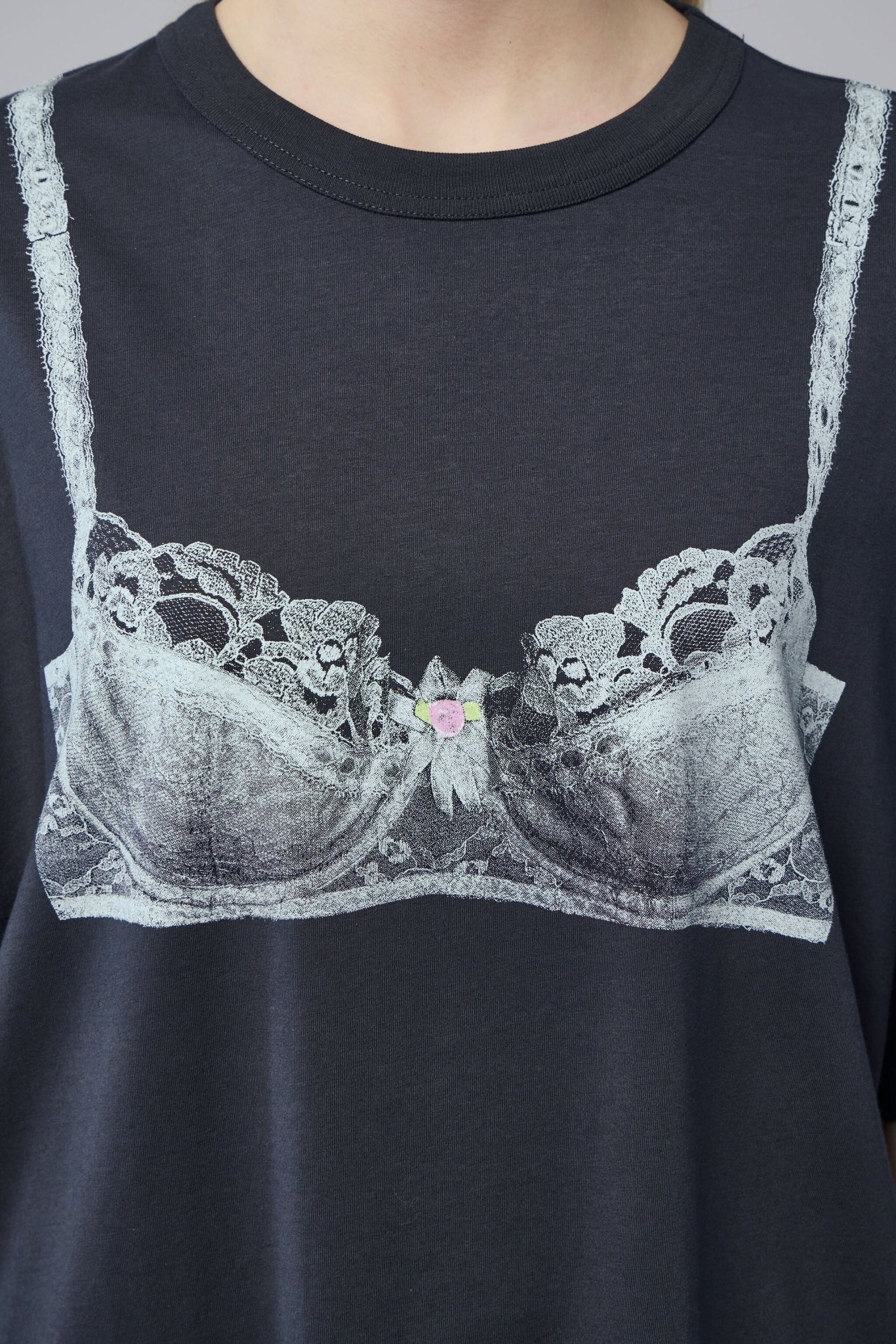 Women Trompe L'oeil Tall Tee Knit