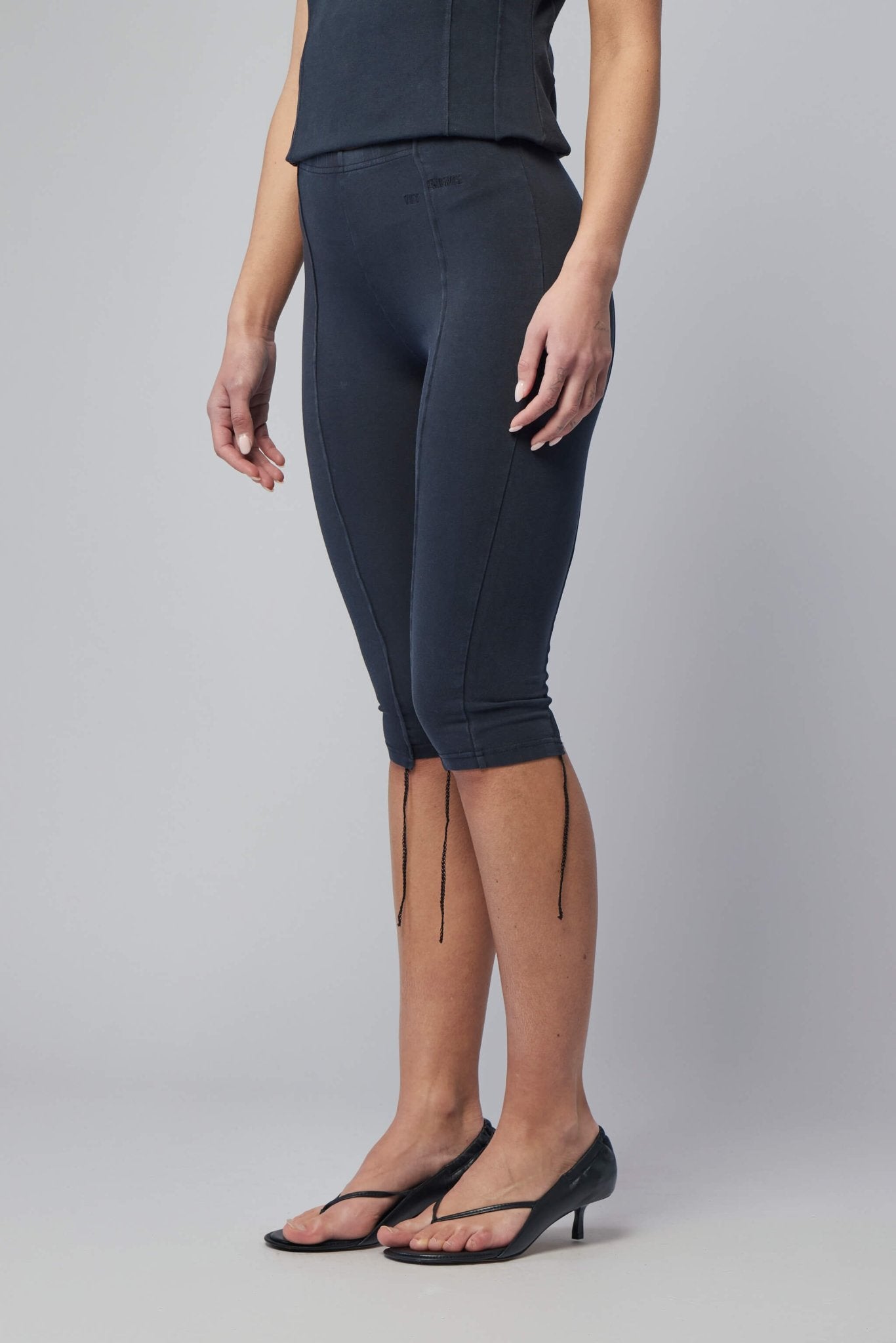 Cut-up Capri Pants