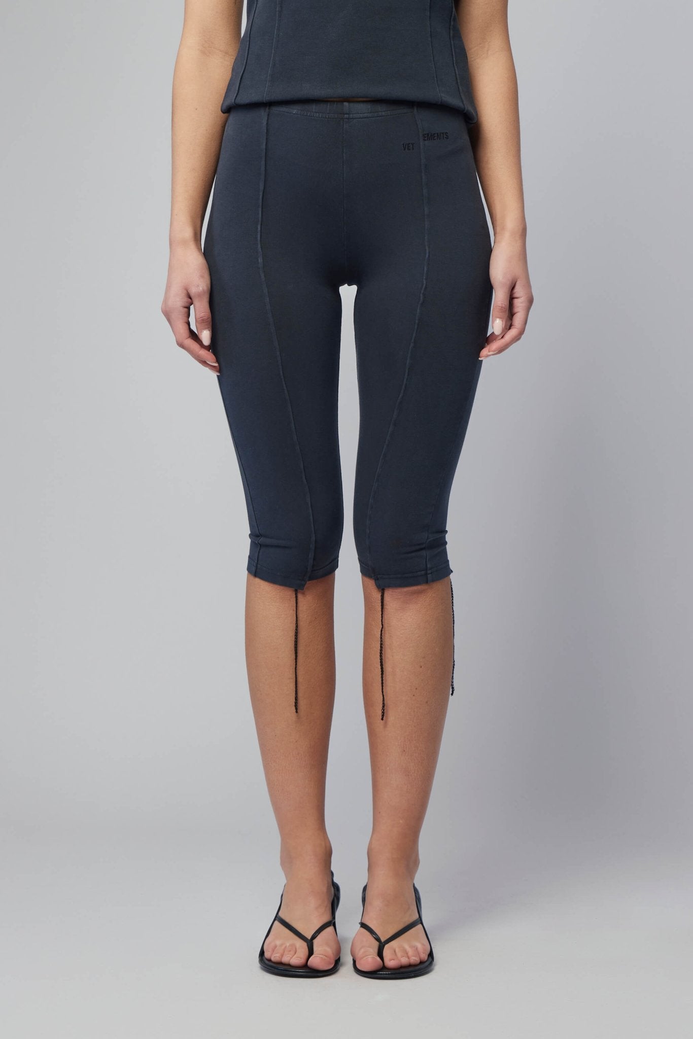 Cut-up Capri Pants