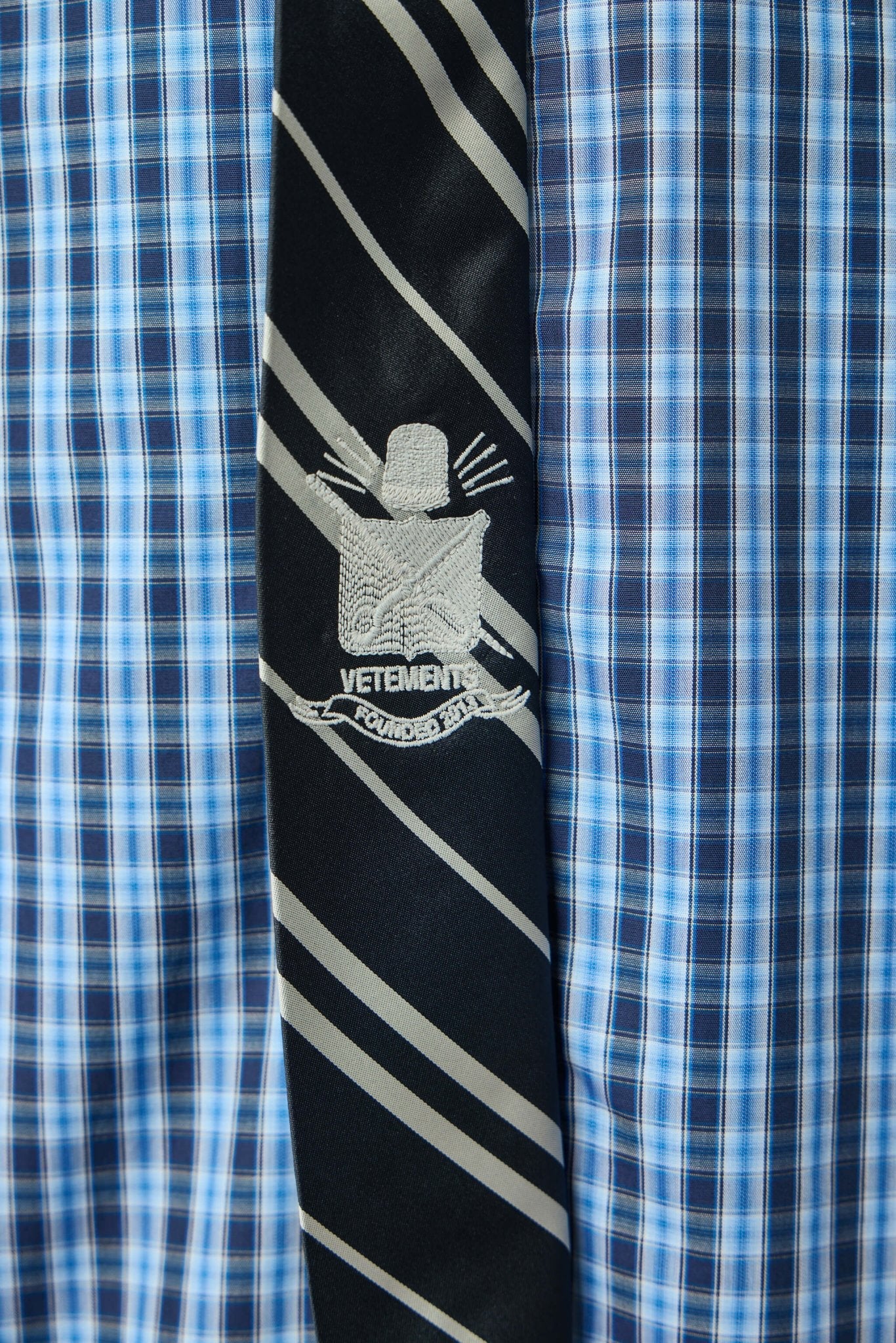 Checked Button-fastening Shirt