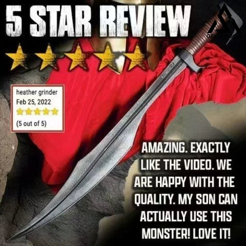 GS235 Vintage-style Spartan Warrior Knife