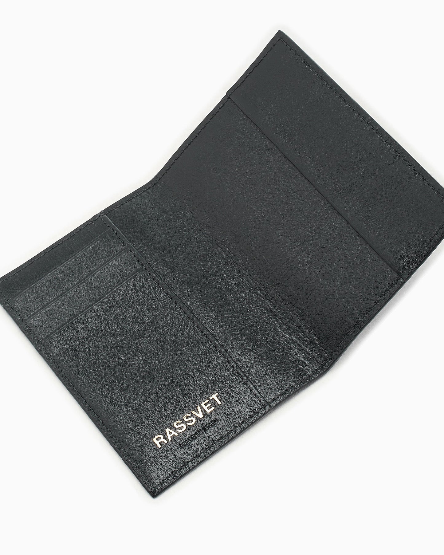 Cartera Rassvet Logo Unisex Leather Passport Holder Unisex